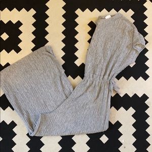 Zara kids grey cap sleeve jumpsuit